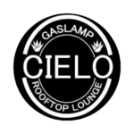 Logo of Cielo Rooftop Lounge in the Gaslamp District of San Diego.